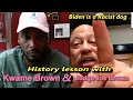 Judge Joe Brown Says Biden Is A Racist Dog History Lesson From Kwame Brown Live