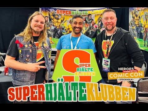 Comic-Con 2025 Superhjälteklubben interview with Christian Hedlund aka Sonic