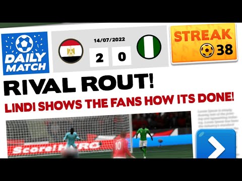 38/100 Streak - Score! Hero 2022 - Egypt Vs. Nigeria