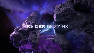 MSI Raider GE77 HX - Light 'em up  anuncio