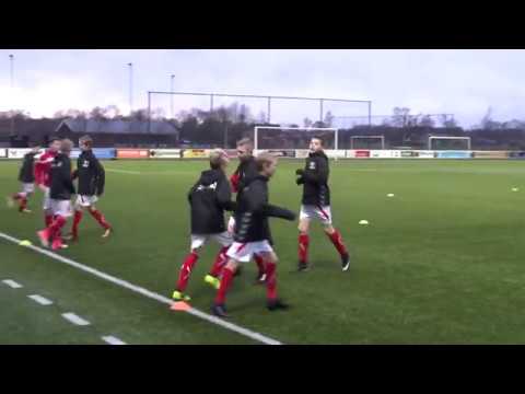 Voor aanvang Advendo JO13-1 - DOVO JO13-2