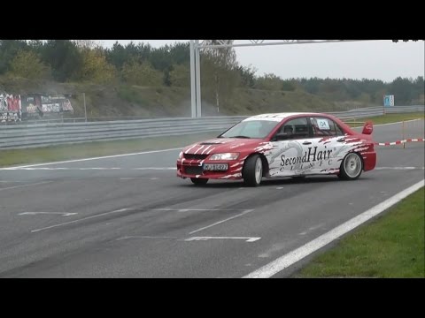 V SuperOes Tor Poznań 2014 - Tomasz Kijanowski - Mitsubishi Lancer EVO IX