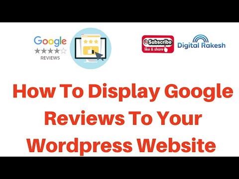 How to display google reviews to your wordpress website