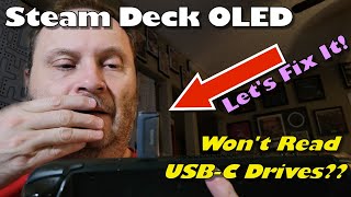 Steam Deck OLED: USB-C Storage Devices Don't Work?  Emergency Fix Inside!