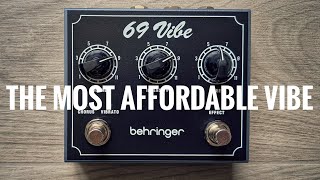 Video thumbnail for TONE FOCUS - Behringer 69 Vibe UNIVIBE by TheSpaceGuitar