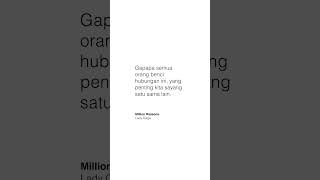 Download lagu Yang ngejalanin kita, bukan orang lain #LadyGaga #MillionReasons #shorts #quotescinta #quotes mp3