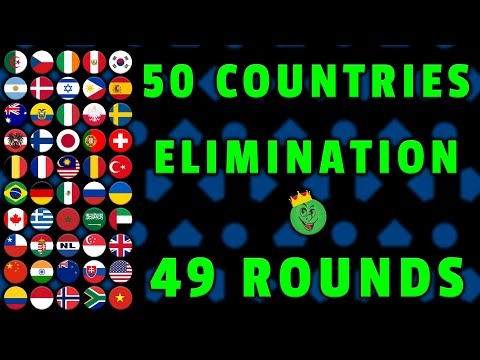 50 Countries Elimination Marble Race