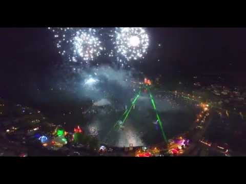 Luftaufnahmen vom "See in Flammen 2015"