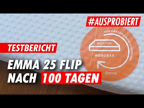 EMMA Mattress 25 FLIP 🔴 Verdict after 100 nights of sleep testing (Part 2/2)