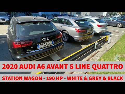 2020 Audi A6 Avant quattro - White & Grey & Black