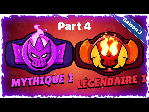 Brawl Stars | Classé Mythique vers Légendaire | Saison 3 | Compte 57k | Part 4 | Ishigami