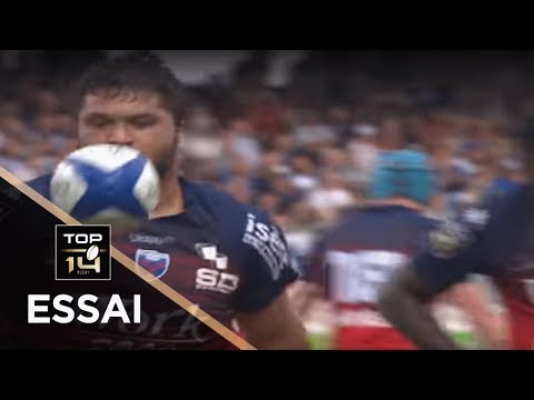 TOP 14 - Essai Ali OZ (FCG) - Castres - Grenoble J4 - Saison 2018/2019