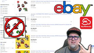 Nintendo Failed, Scalpers Win! My Nintendo Super Mario Bros 35th Anniversary Pin Set Sold Out!