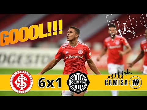 #GOL CAIO VIDAL BICICLETA | INTERNACIONAL 6x1 OLIMPIA | #CAMISA10