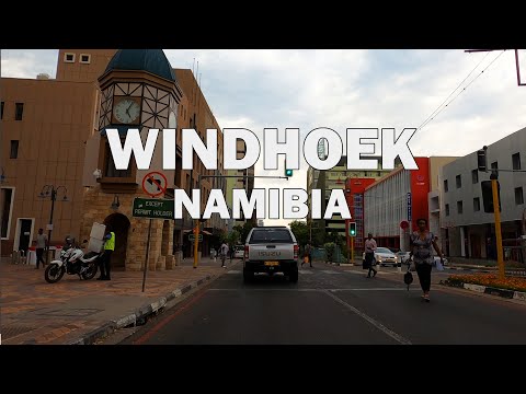 Windhoek, Namibia - Driving Tour 4K