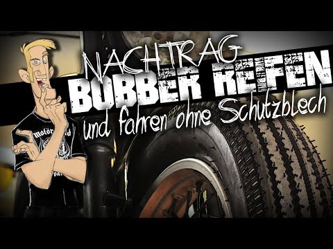 Bobber Reifen und fahren ohne Schutzblech  // Nachtrag