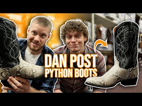Soft STRIKE Dan Post Snakeskin Boots | Quick Impression Review
