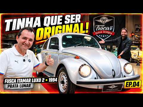 Ele AINDA não viu seu Fusca ORIGINAL Restaurado… Qual Será a Reação? 😱 Fusca Itamar Luxo 2 1994