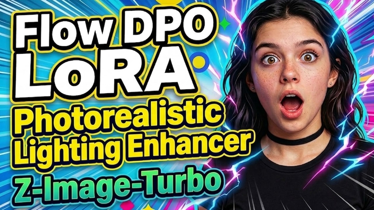 Kill the AI Plastic Look — Flow DPO LoRA for Realistic Lighting (ComfyUI Workflow Included)