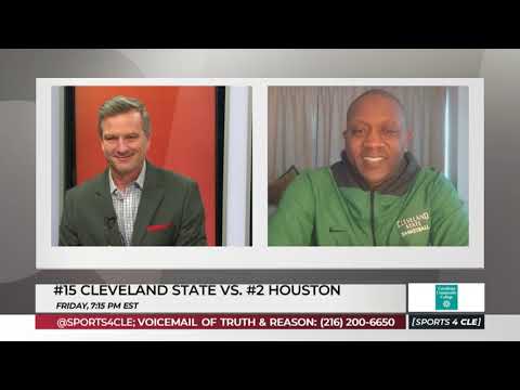 Dennis Gates, CSU head coach, breaks down Houston matchup from Indianapolis - Sports4CLE 3/15/21