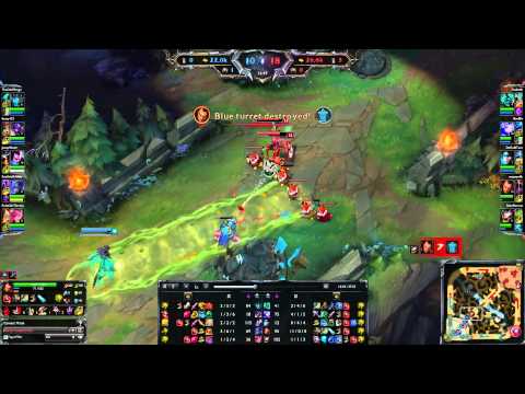 Darius perfect game vs Shen with pentakill - patch 5.12