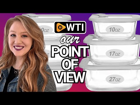 Glass Food Containers with Glass Lid - WTI product video review