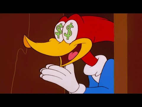 Capa de Pica-Pau Vai Ficar Rico! | Pica-Pau em Português