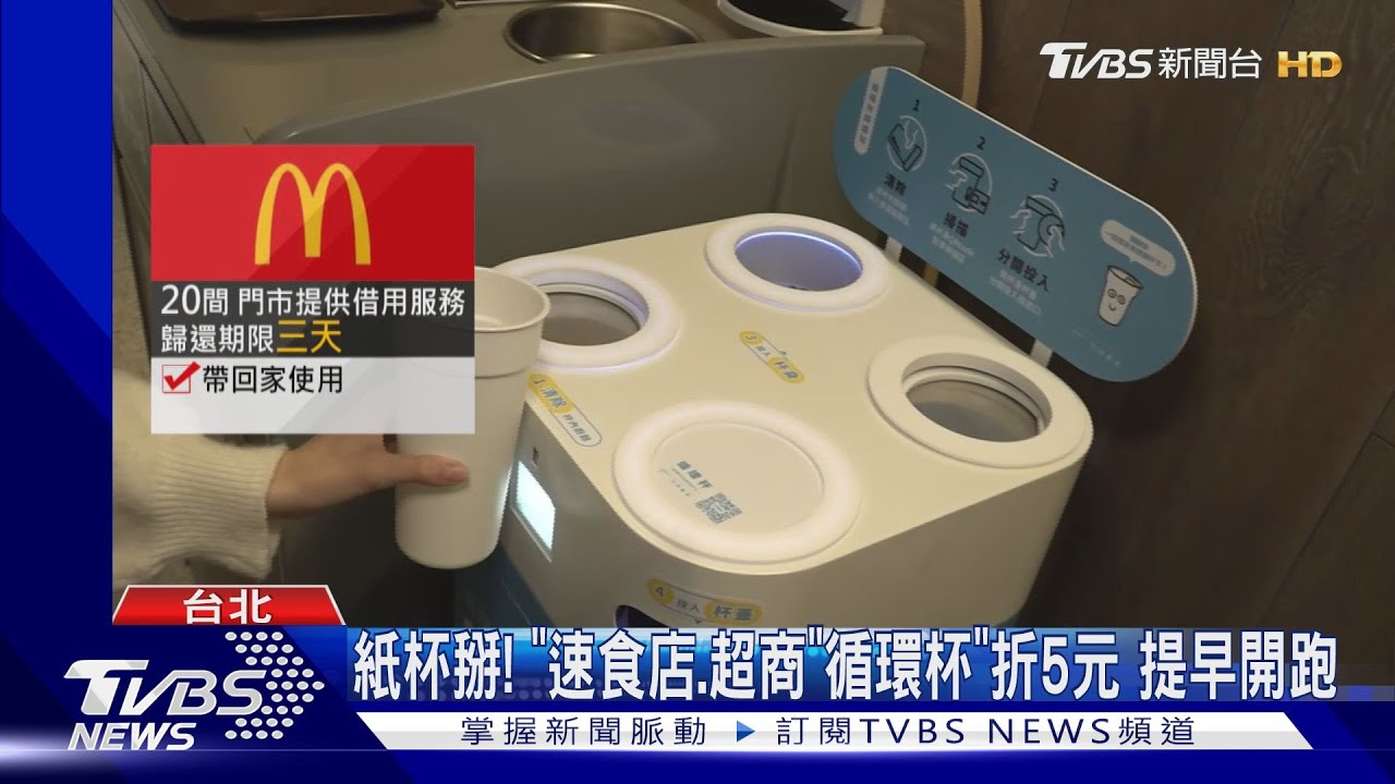 紙杯掰!「速食店、超商」循環杯「折5元」 提早開跑