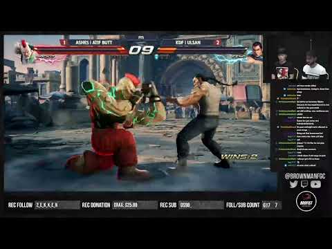 ATIF vs Ulsan playing 2 Sets of FT5 TEKKEN7 (JACK-7 & Gigas)