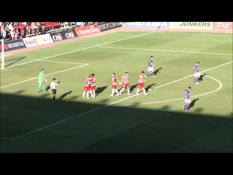 Gol de Aleix Vidal (2-0) en el UD Almería - CD Guadalajara Jornada 5