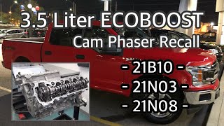 F-150 3.5L EcoBoost Cam Phaser Fix | Ford CSP 21B10/21N08 Repair Update