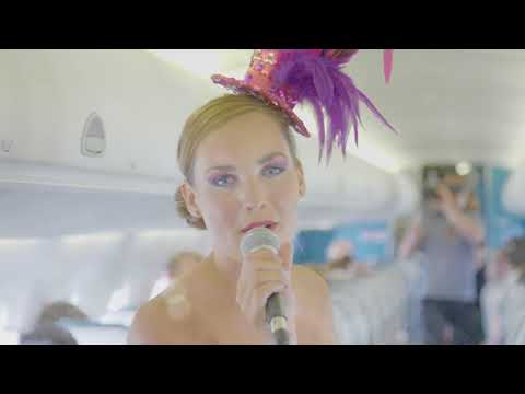 teatro inflight: Flugzeug Flashmob 2017