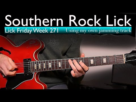 Excellent Southern Blues + jamming track - Lick Friday Week 371