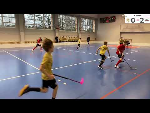 Florbols U12, Rīgas Lauvas - Lielvārde. Rīgā, 14.01.2023