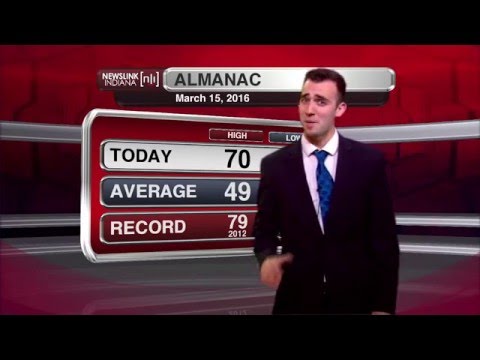 Newslink Indiana Weather March 15, 2016 Nick Fauser