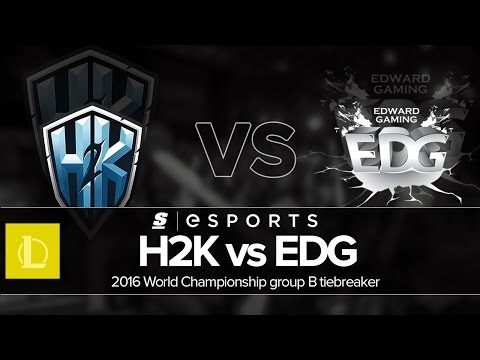Highlights: H2K vs EDG (Tiebreaker - Worlds 2016 Day 6)