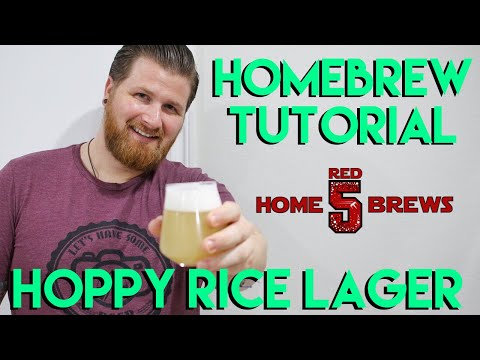 Homebrew Tutorial: Grain to Glass Hoppy Rice Lager