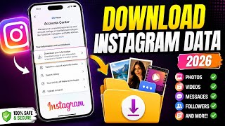 Download lagu How to Download Instagram Data in 2026 | Download Photos, Videos, Messages & More  mp3