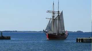 preview picture of video 'Old Sailing Ships visiting Assens'