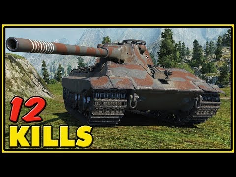 E 50 M - 12 Kills - World of Tanks Gameplay