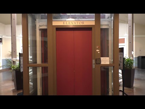Beautiful Otis Lexan Elevator at the Cannery, Monterey CA