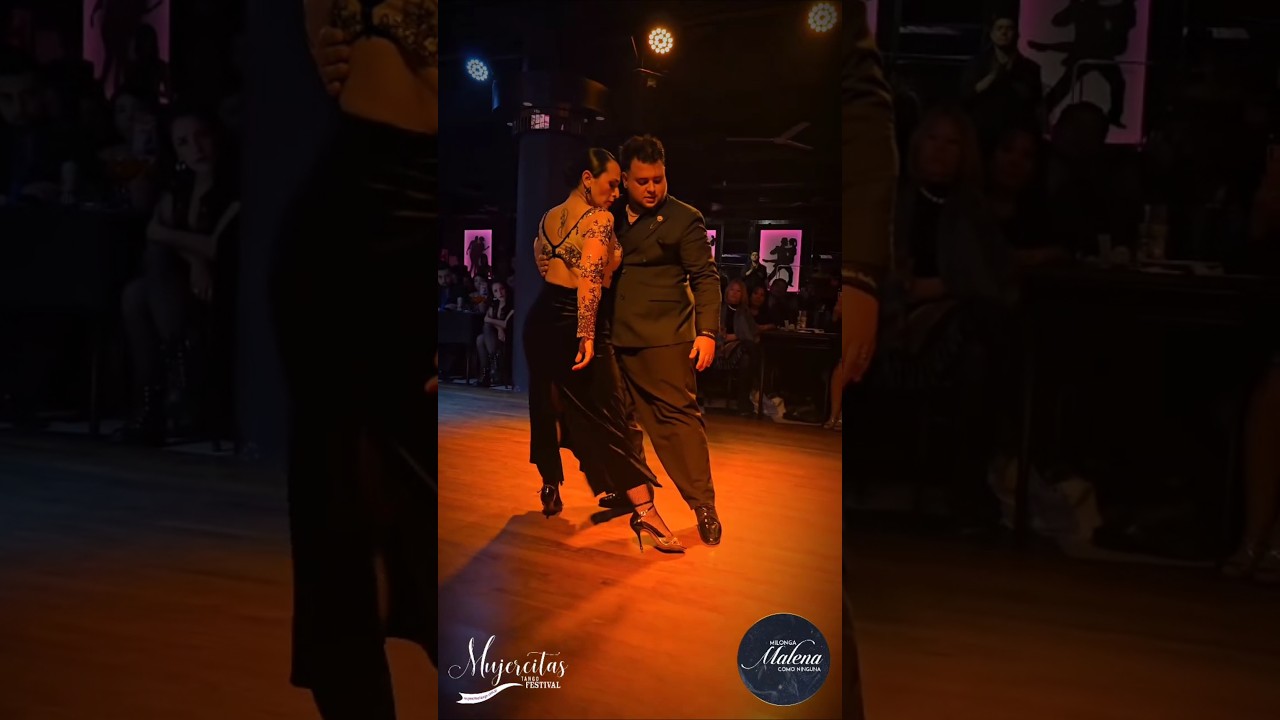 Cynthia Palacios & Sebastián Bolivar en el marco de @mujercitas.tango.fest en Milonga Malena!!