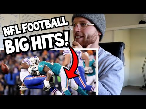 Rugby Player Reacts to NFL Biggest Football Hits Ever YouTube Video!