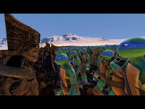 10,000 LEONARDO TMNT VS 25,000 MUMMIES - UEBS MODS - Ultimate Epic Battle Simulator