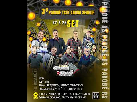 AGENDA BANDA OBRAS DO REI | 27 E 28 PAROBÉ RS #musica