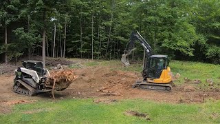 Stump Removal and Ground Leveling - Back Yard Transformation - Part 2