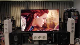 Horizon Forbidden West PS5 LG CX OLED Gameplay Favored Resolution Mode 30fps