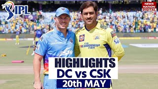 DC vs CSK IPL 2023 Highlights: Delhi vs Chennai Highlights | Today Match Highlights