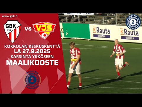 GBK - VJS la 27.9.2025 | Karsintaottelun maalikooste