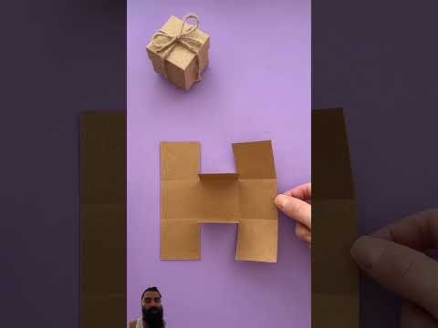 Gift 🎁🎁 Box ideas #origami #diy #craft #cube #papercraft